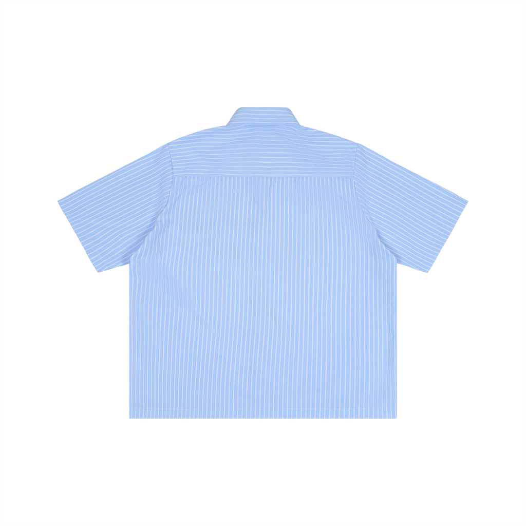 Casa Corte Striped Boxy Short Sleeve Shirt