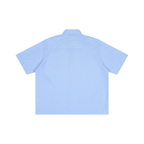 Casa Corte Striped Boxy Short Sleeve Shirt